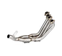 motorcycle exhaust muffler pipe Motorcycle Accessoires Exhaust For YZF R6 Modify Tube Stainless Front Middle Link Pipe Line Fits The Muffler