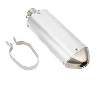 Motorcycle Exhaust Muffler Pipe, Motorcycle Exhaust Tail Pipe 32mm/1.3in Replacement for 110 ATV Pit Bike