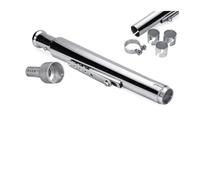 Motorcycle Exhaust Muffler Retro Vintage Classic Electroplating Escape Moto for Cafe Racer Bobber Chopper Custom,Functionality