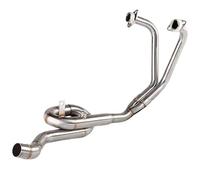 Motorcycle Exhaust Muffler Silencer Pipe Motorcycle Exhaust Front Middle Link Pipe Muffler Slip On For YZF R3 R25 MT03 MT-03 2014-2021 Motorbike Accessories(Stainl-ess Steel)