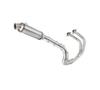 Motorcycle Exhaust Muffler Slip-on Motorcycle High Position Escape Exhaust Muffler Pipe For Y&amaha For Tenere 700 2021-2024 T7 T700 XTZ 690 700