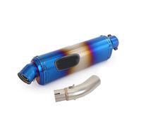 Motorcycle Exhaust Muffler Tail Pipe Mid Connect Tube Slip On 51mm With DB Killer Stainless Steel For VOGE Q250 Q 250 2023