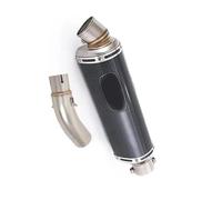 Motorcycle Exhaust Muffler Tail Pipe Mid Connect Tube Slip On 51mm With DB Killer Stainless Steel For VOGE Q250 Q 250 2023