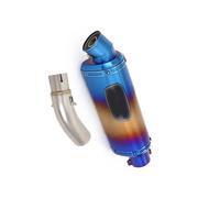 Motorcycle Exhaust Muffler Tail Pipe Mid Connect Tube Slip On 51mm With DB Killer Stainless Steel For VOGE Q250 Q 250 2023