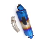 Motorcycle Exhaust Muffler Tail Pipe Mid Connect Tube Slip On 51mm With DB Killer Stainless Steel For VOGE Q250 Q 250 2023