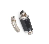 Motorcycle Exhaust Muffler Tail Pipe Mid Connect Tube Slip On 51mm With DB Killer Stainless Steel For VOGE Q250 Q 250 2023