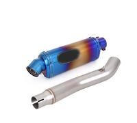 Motorcycle Exhaust Muffler Tail Pipe Mid Connect Tube Stainless Steel Silencer Slip On End Tips For CBR250R CBR 250 R 2011-2016