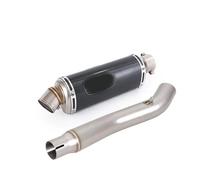 Motorcycle Exhaust Muffler Tail Pipe Mid Connect Tube Stainless Steel Silencer Slip On End Tips For CBR250R CBR 250 R 2011-2016