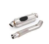 Motorcycle Exhaust Muffler Tail Pipe Mid Connect Tube Stainless Steel Silencer Slip On End Tips For CBR250R CBR 250 R 2011-2016