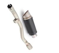 Motorcycle Exhaust Muffler Tail Pipe Mid Connect Tube Stainless Steel With DB Killer Slip On For Yamaha WR125X 2009 2010 2011 2012 2013 2014 2015 2016 2017