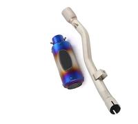 Motorcycle Exhaust Muffler Tail Pipe Mid Connect Tube Stainless Steel With DB Killer Slip On For Yamaha WR125R 2009 2010 2011 2012 2013 2014 2015 2016 2017