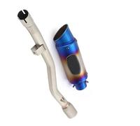 Motorcycle Exhaust Muffler Tail Pipe Mid Connect Tube Stainless Steel With DB Killer Slip On For Yamaha WR125X 2009 2010 2011 2012 2013 2014 2015 2016 2017