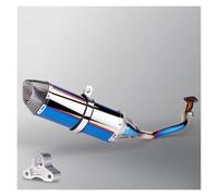 Motorcycle exhaust muffler tailpipe For Scooter For sym For kymco 125 Racing S exhaust For 125cc 150cc 152qmi 157qmj engine Exhaust pipe
