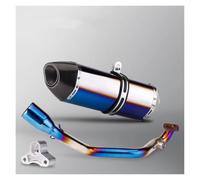 Motorcycle exhaust muffler tailpipe For sym For kymco 125 scooter exhaust gy6