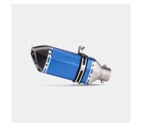 Motorcycle exhaust muffler tailpipe Universal Motorcycle 51mm Exhaust Pipe Carbon Fiber Muffler db Killer Length300mm Multicolour