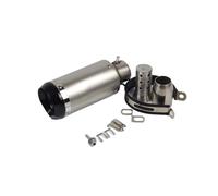 Motorcycle exhaust muffler Universal 51mm Motorcycle Exhaust Pipe Escape Moto Slip-on Muffler For ER6N Z800 Z900 ZX10R R1 R6 CB650F CB1000R PCX125