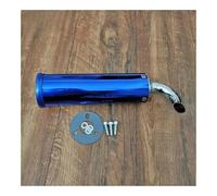 Motorcycle exhaust muffler Universal 60X200MM Exhaust Muffler Silence Silencer 2 Stroke Motorcycle Exhaust Pipe Muffler Exhaust Pipe Guide Plate