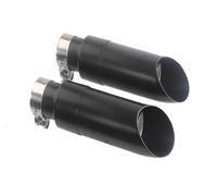 Motorcycle exhaust pipe 1 Pair Slip-On Exhaust Pipes With Silenc-er Tail Section Muffled Fit For Indian Scout Sixty Bobber