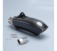 Motorcycle exhaust pipe 1 Set For KAWASAKI H2 Z1000 For Y-AMAHA MT09 For SUZUKI GSXR1000 51mm Motorcycle Double Outlet Hole Exhaust Pipe Muffler