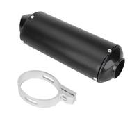 Motorcycle exhaust pipe 1 Set Motorcycle Exhaust Muffler 28mm / 32mm 38mm Pipe Tail Section Silencing System For Dirt Pitbike Atv Exhaust Muffler Pipe(38mm black)