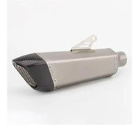 Motorcycle exhaust pipe 36-51mm Motorcycle Exhaust Pipe Stainless Steel Muffler Silencers For SUZUKI GSX-8S For Benelli TRK502