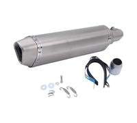 Motorcycle Exhaust Pipe 370mm And 470mm Motorcycle Exhaust Pipe Muffler Silencer Escape Moto DB Killer For SUZUKI(470mm 14)