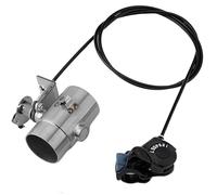 Motorcycle exhaust pipe 51mm Manual Operation Exhaust Control Valve2" Adjustable mechanical extraction valve for the motorcycle exhaust 2inch Motorbike Exhaust End Silencers(Type A)