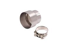 Motorcycle exhaust pipe 51mm To 52MM 54MM 56MM 58MM 62MM 64MM Motorcycle Exhaust Escape Convertor Adapter Link Pipe 60mm Muffler Race Exhaust Muffler Pipe(51-58MM)