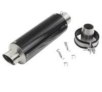 Motorcycle Exhaust Pipe 51mm Universal Motorcycle Real Carbon Fiber Leovince Exhaust Muffler Pipe Escape With DB Killer For Z250 Z300 Z400 Z650 Mt03 R3