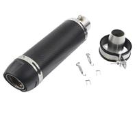 Motorcycle Exhaust Pipe 51mm Universal Motorcycle Real Carbon Fiber Leovince Exhaust Muffler Pipe Escape With DB Killer For Z250 Z300 Z400 Z650 Mt03 R3