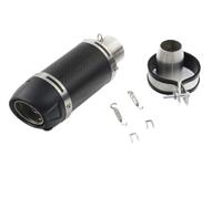 Motorcycle Exhaust Pipe 51mm Universal Motorcycle Real Carbon Fiber Leovince Exhaust Muffler Pipe Escape With DB Killer For Z250 Z300 Z400 Z650 Mt03 R3