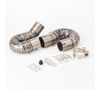 Motorcycle Exhaust Pipe Adapter Connector For For CBR1000RR For CBR 1000RR 2008-2016 Slip-on Exhaust Muffler Middle Link Pipe Exhaust Pipe Silencer(Titanium alloy)