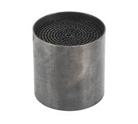 Motorcycle Exhaust Pipe Catalyst Iron Front Middle Exhaust Muffler Catalyst Effectively Reduces Noise for Motorbike Upgrade Replacement Rustproof Durable Generic Size (48 * 50mm)