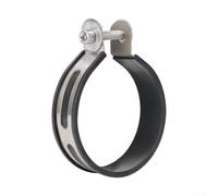 Motorcycle Exhaust Pipe Clamp, 100mm-110mm Stainless Steel Round Tube Bracket for Secure Leak-Free Connection in Various Weather Conditions(100mm)