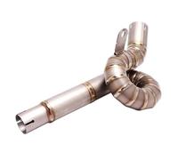Motorcycle Exhaust Pipe Compatible with Benelli For Leoncino 500 Muffler System Modify Middle Link Delete Catalyst Motorcycle Exhaust System