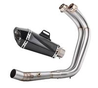 Motorcycle exhaust pipe Compatible With For FZ07 For XSR700 2014-2026 Motorcycle Exhaust Pipe Exhausts Pipe Headers Tube Muffler Slip On Line(C)