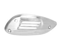 Motorcycle Exhaust Pipe Cover Stainless Steel Muffler Heat Shield Guard for GTS GTV Models 2013-2021 (Silver)