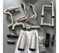 Motorcycle Exhaust Pipe Dual Outlet Straight Through For K&awasaki For Ninja For ZX25R For ZX4R 2023-2024