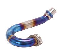 Motorcycle Exhaust Pipe Escape For 390 For 125 For 250 For Duke 2017-2020 Moto Modified Muffler Front Middle Link Connection Middle Pipe Link Connect(Blue-Front)