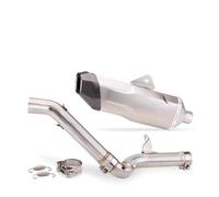 Motorcycle Exhaust Pipe Exhaust Mid Link Pipe Tube Rear Muffler Motorcycle For B&MW F750GS F850GS 2018-2020(A)
