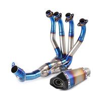 Motorcycle Exhaust Pipe Exhaust Muffler For Kawasaki For Z900 For Z 900 For Ninja 900 2017-2023 Exhaust Front Link Pipe Tube Muffler Exhaust(Color 6)