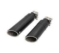 Motorcycle exhaust pipe Fit For Indian Scout Bobber Sixty Rogue Twenty 2015-2023 Motorcycle Slip-On Exhaust System Shorty GP Slip Ons Mufflers Motorbike Exhaust End Silencers(Black)