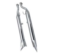 Motorcycle Exhaust Pipe Flame Shaped Tail Tube Chrome Slip-on Muffler System Silencers For R18 2018 2019 2020 2021 2022 2023