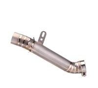 Motorcycle Exhaust Pipe For Aprilia RSV4 RS For TUONO V4 2009-2014 Motorcycle Exhaust Escape Middle Link Pipe 60MM(B titanium)