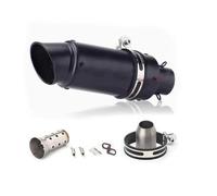 Motorcycle Exhaust Pipe For BMW S1000RR S 1000RR S1000 RR 51mm 60mm Muffler Escape Tube Silencer Modified Adapter Exhaust Silencer(Color 10,51mm)