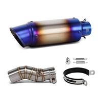 Motorcycle exhaust pipe For CFMOTO For 450MT For ADV Stainless Motorcycle Exhaust Modify Middle Pipe Project Muffler(Style 12)