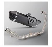 motorcycle exhaust pipe For CFMOTO For NK250 250SR 300NK 300SR Motorcycle Double Hole Muffler Exhaust Modified Full System With Escape Moto Front Link Pipe(TYPE-C)