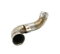 Motorcycle Exhaust Pipe For Duke 790 2018 2019 Slip On Exhaust Muffler Middle Link Pipe With Heat Shiel Escape Connect Tube Exhaust Silencer