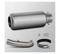 motorcycle exhaust pipe For DUKE390 RC390 For DUKE250 RC250 2017-2021 Motorcycle Exhaust Slip On Line Middle Pipe Project Muffler Racing Escape Kit(TYPE-A)