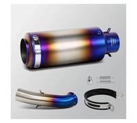 motorcycle exhaust pipe For DUKE390 RC390 For DUKE250 RC250 2017-2021 Motorcycle Exhaust Slip On Line Middle Pipe Project Muffler Racing Escape Kit(TYPE-F)